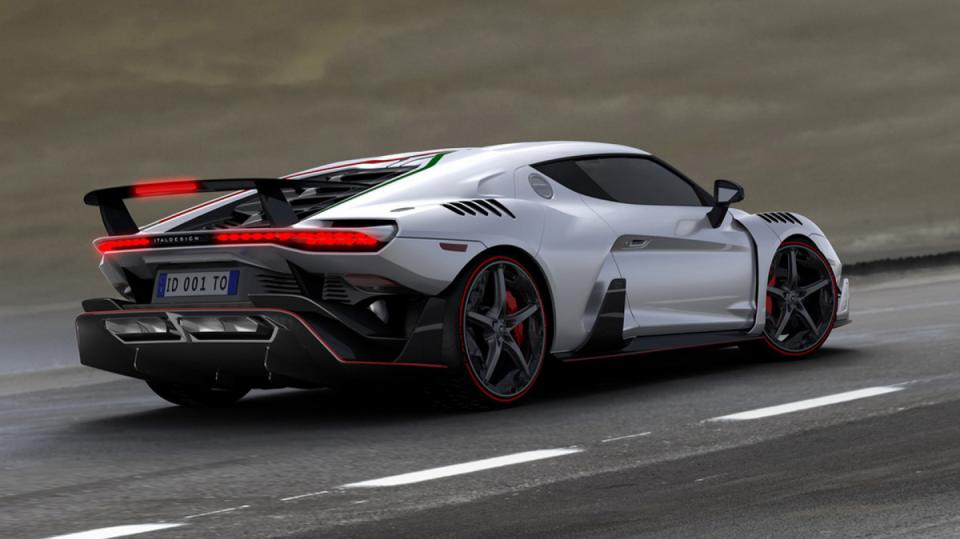 Exkluzivní supersport od Italdesign zatím nemá jméno.